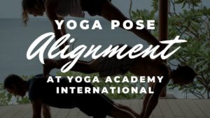 yoga pose alignment class